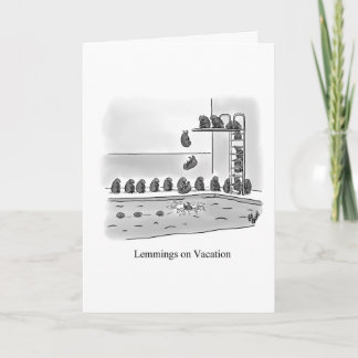 Funny Bon Voyage Humor Wenskaart Kaart