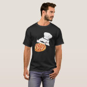 Funny Bongo Cat Pizza Chef Memes T-shirt (Voorkant volledig)