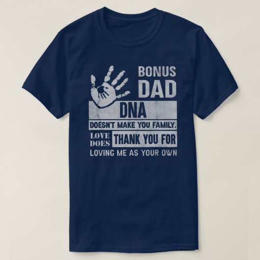 Funny Bonus Dad Father's Day Step Dad Gift For T-shirt (Design voorkant)