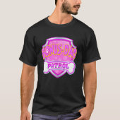 Funny Bonus-Dad Patrol - Dog Mam, papa voor mannen T-shirt (Voorkant)