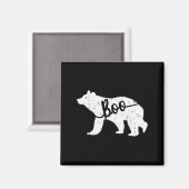 Funny Boo Bear Nickname Matching Shirt  Magneet (Voorkant / Achterkant)