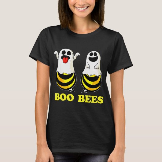 Funny Boo Bees Animal Ghost Funny T-shirt (Voorkant)