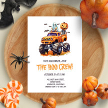 Funny Boo Crew Modern Kinder Halloween Party