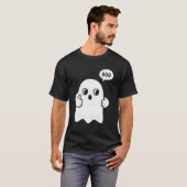 Funny Boo Ghost Halloween Costume T-shirt (Voorkant volledig)