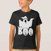 Funny Boo Ghost Halloween T-Shirt (Voorkant)