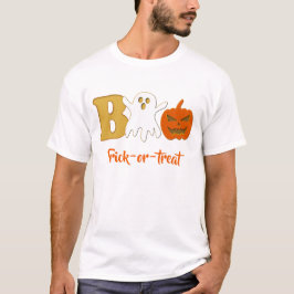 Funny Boo Halloween T-shirt voor mannen