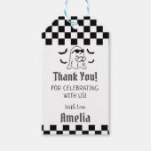 Funny Boo Halloween verjaardagsfeestje cadeau Labe Cadeaulabel (Voorkant)