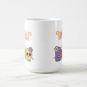 Funny Boo Halloween White &orang Koffiemok (Center)