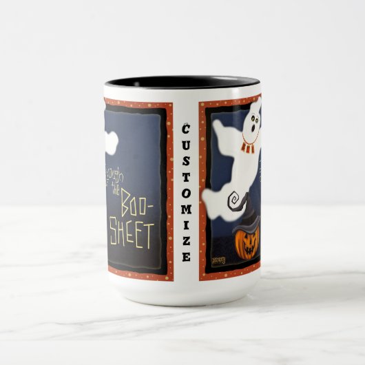 Funny Boo Sheet Leuke Ghost Mok (Midden)