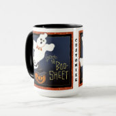 Funny Boo Sheet Leuke Ghost Mok (Voorkant links)