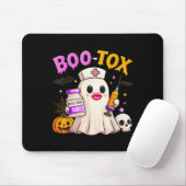 Funny Boo Tox Aesthetic Nurse Ghost Skull Pumpkin  Muismat (Met muis)