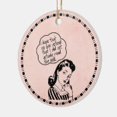 Funny Book Club Keramisch Ornament (Links)