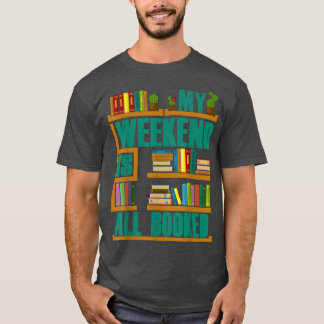 Funny Book Design for Men Women Book Lover Library T-shirt