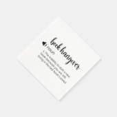 Funny Book hangover Definition Servet (Hoek)