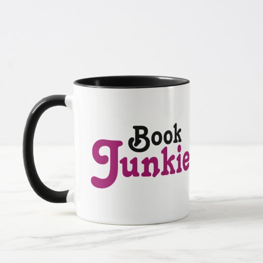 Funny Book Junkie Reading Gift Mok (Links)