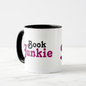 Funny Book Junkie Reading Gift Mok (Voorkant links)