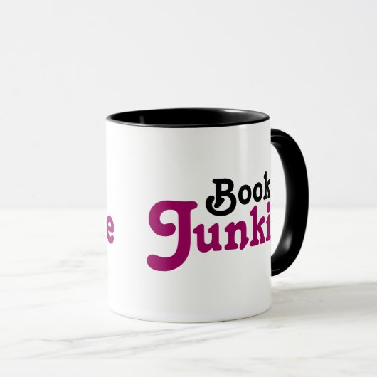Funny Book Junkie Reading Gift Mok (Voorkant rechts)