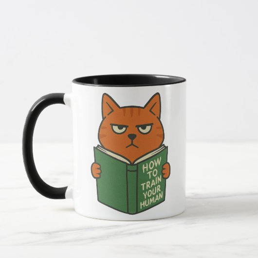 Funny Book Lover Cat Mug Cat Mom Cat Dad Mok (Links)