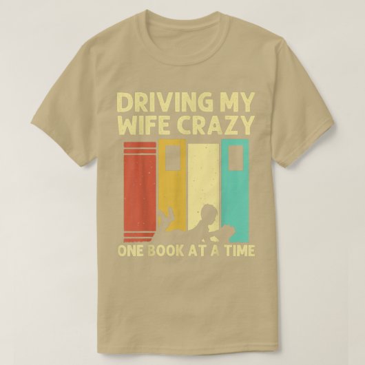 Funny Book Lover Design Mannen Papa Reading Reader T-shirt (Design voorkant)