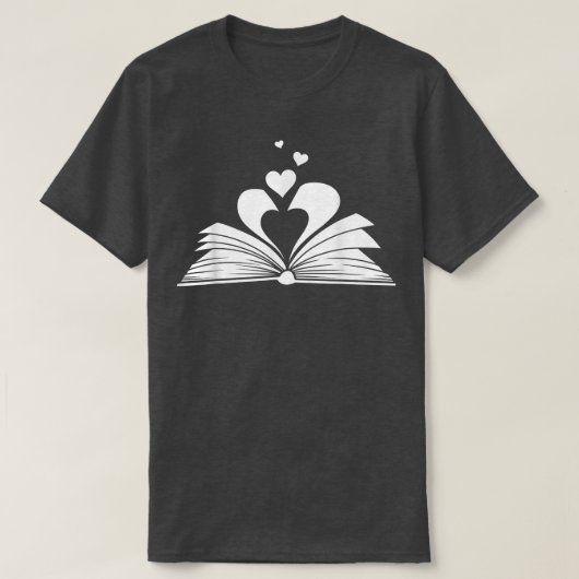 Funny Book Lover Design Mannen Vrouwen Kinder boek T-shirt (Design voorkant)