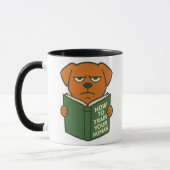 Funny Book Lover Dog Mug Dog Mom Dog Dad Mok (Links)