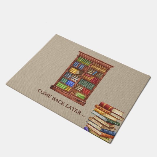 Funny Book Lover Doormat Deurmat (Schuin)