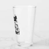 Funny Book Lover Glas (Links)