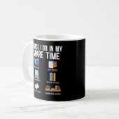 Funny Book Lover Humor Bookworm Reader Koffiemok (Voorkant links)