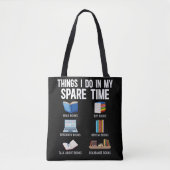 Funny Book Lover Humor Bookworm Reader Tote Bag (Voorkant)
