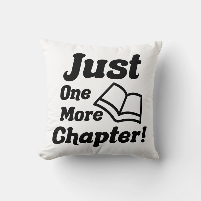 Funny Book Lover Kussen (Voorkant)
