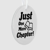 Funny Book Lover Ornament (voorkant)