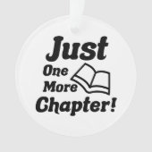 Funny Book Lover Ornament (voorkant)