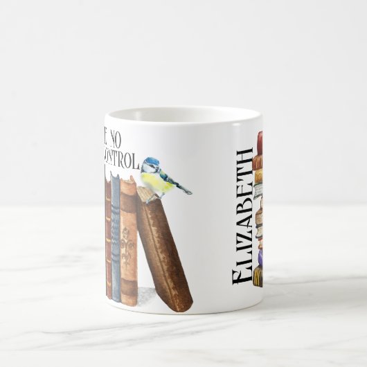 Funny Book Lover Quote heb ik geen Shelf Control Koffiemok (Center)