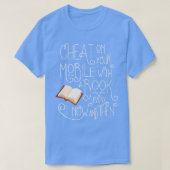 Funny Book Lovers and Bookworm 521 T-shirt (Design voorkant)