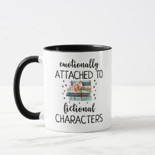 Funny Book Lovers Quote in Blue Modern Typografie Mok