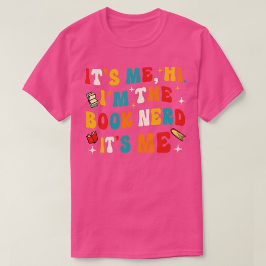 Funny Book Nerd Gift T-shirt (Design voorkant)