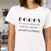 Funny Book Nerd Introvert Bookish Bookworm Gezegde T-shirt