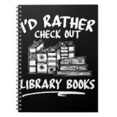 Funny Book Reader Library Apparel Notitieboek (Voorkant)