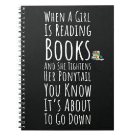 Funny Book Reading Gifts For Her Teen Girls Women  Notitieboek