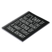 Funny Book Reading Gifts Nerd Reader Bookish Notitieboek (Linkerzijde)
