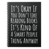 Funny Book Reading Gifts Nerd Reader Bookish Notitieboek (Voorkant)