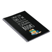 Funny Book Reading Gifts Quote Reader Humor Joke Notitieboek (Rechterzijde)