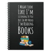Funny Book Reading Gifts Quote Reader Humor Joke Notitieboek (Voorkant)