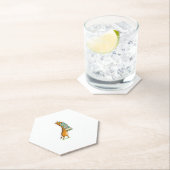 Funny Book Reading Giraffe I Love My Library Kartonnen Onderzetters (Insitu)