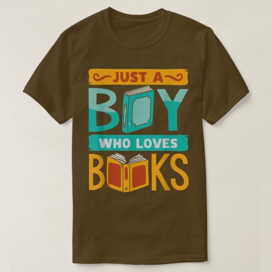 Funny Book Reading Graphic Boys Mannen Book Lovers T-shirt (Design voorkant)
