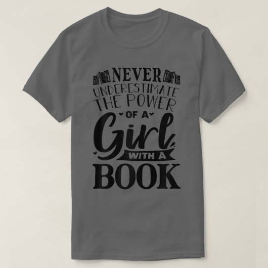 Funny Book Reading Graphic Girls Book Lovers T-shirt (Design voorkant)
