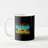 Funny Bookish Nerd Book Addict Design Women's Blac Koffiemok (Links)