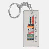 Funny Bookish No Shelf Control Sleutelhanger (Voorkant Links)