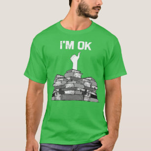 Funny Books Design for Men Kinder Avid Reader T-shirt