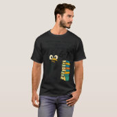 Funny Bookworm 6 7 Meme Design _ Reading Nights Hu T-shirt (Voorkant volledig)